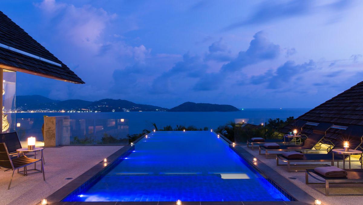 Swimming Pool at villa 15, Samsara private estate, Kamala, Phuket, Thailand