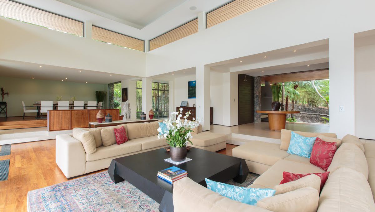 Living room at villa 8, Samsara private estate, Kamala, Phuket, Thailand